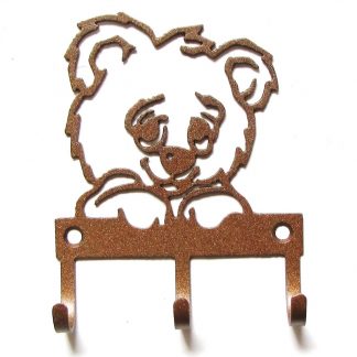 metal teddy bear wall hooks nursery hooks