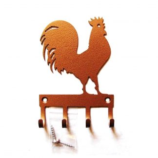 Metal Rooster Wall Hooks