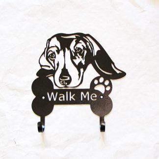 dachshund metal leash hooks leash holder