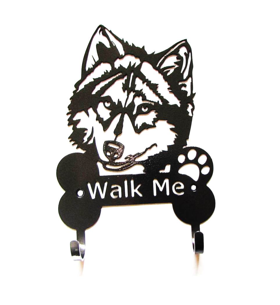 Siberian Husky Metal Leash Hooks Designs By Kennedy