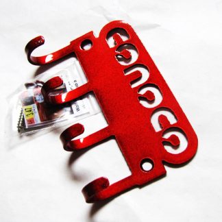 conoco logo metal wall hooks, key holder