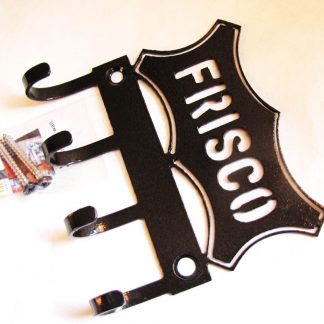 Frisco Logo Metal Wall Hooks, key holder