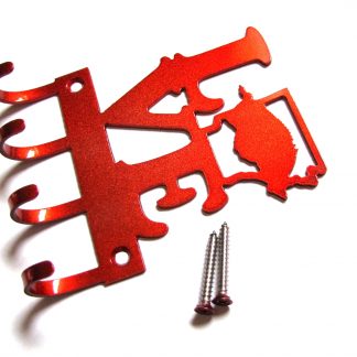 metal lovbe arkansas razorback wall hooks key holder