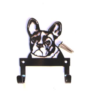 metal french bulldog leash hooks, leash holder