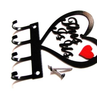 metal this is us with heart wall hooks