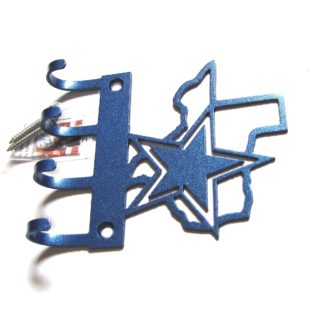 State of Texas with Star metal wall hooks, key holder