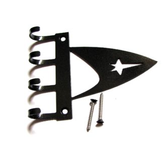 metal star trek badge wall hooks, key holder