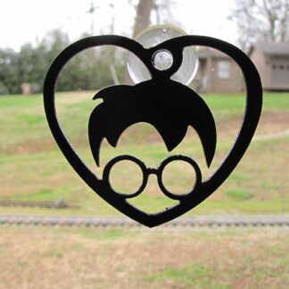 Window Art Heart Harry Potter